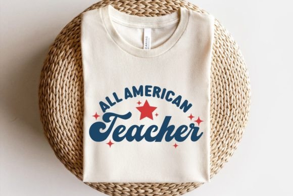 Graphics & Crafts: All American Teacher SVG