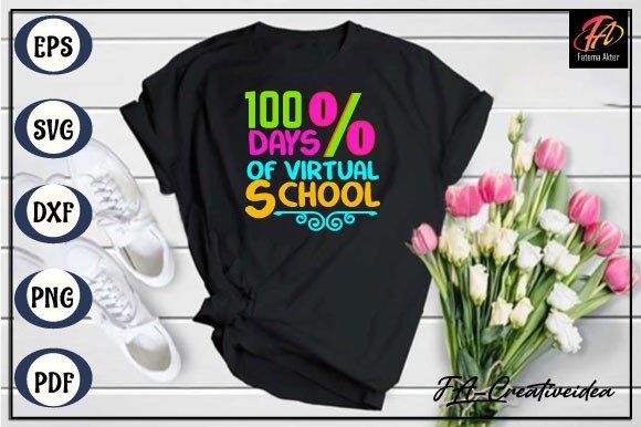 Happy 100 Days Graphics for Crafts