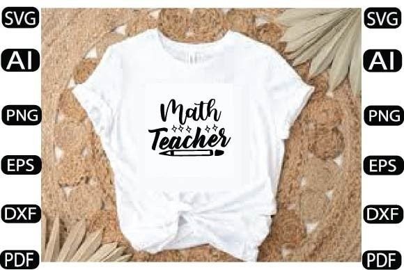 Math Teacher SVG: Graphics for Crafts
