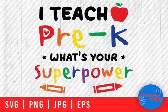 Pre-K Superpower School Graphics for Crafts