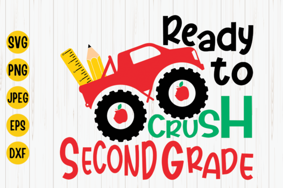 Ready to Crush Second Grade Graphics for Crafts
