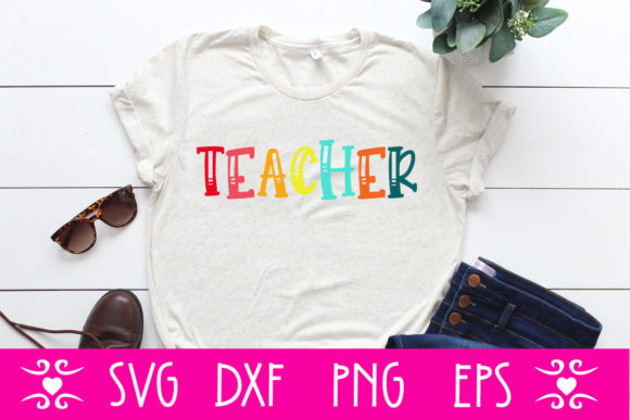 Teacher SVG Cut File for Graphics & Crafts